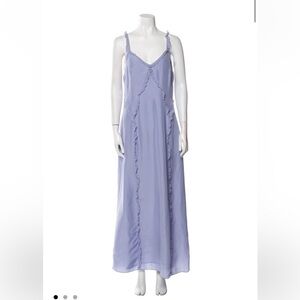 Silk purple maxi dress from Jason wu